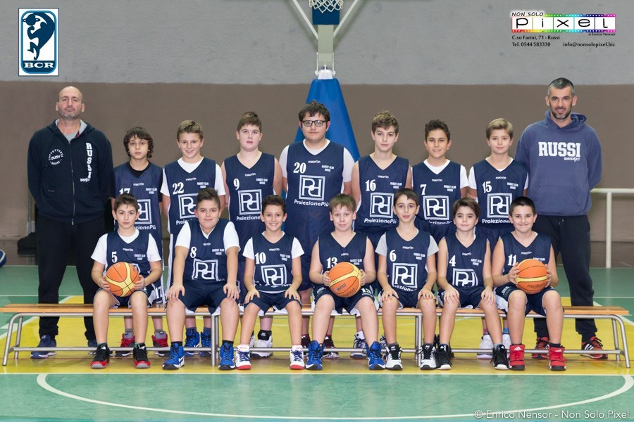 Esordienti 2004:S.B.Faenza-B.C.Russi 24-42(2-12;10-24;18-36)