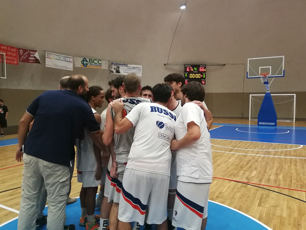 22/10/2019 D: BASKET RUSSI VS BASKET PIANORO 67-66